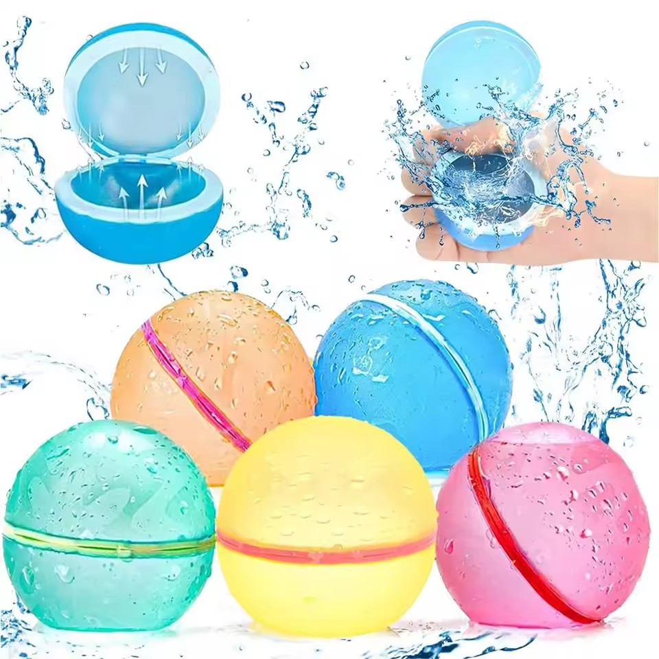 Aquatic Sports - 1-50 Pack Reusable Water Balls Self-Seal
