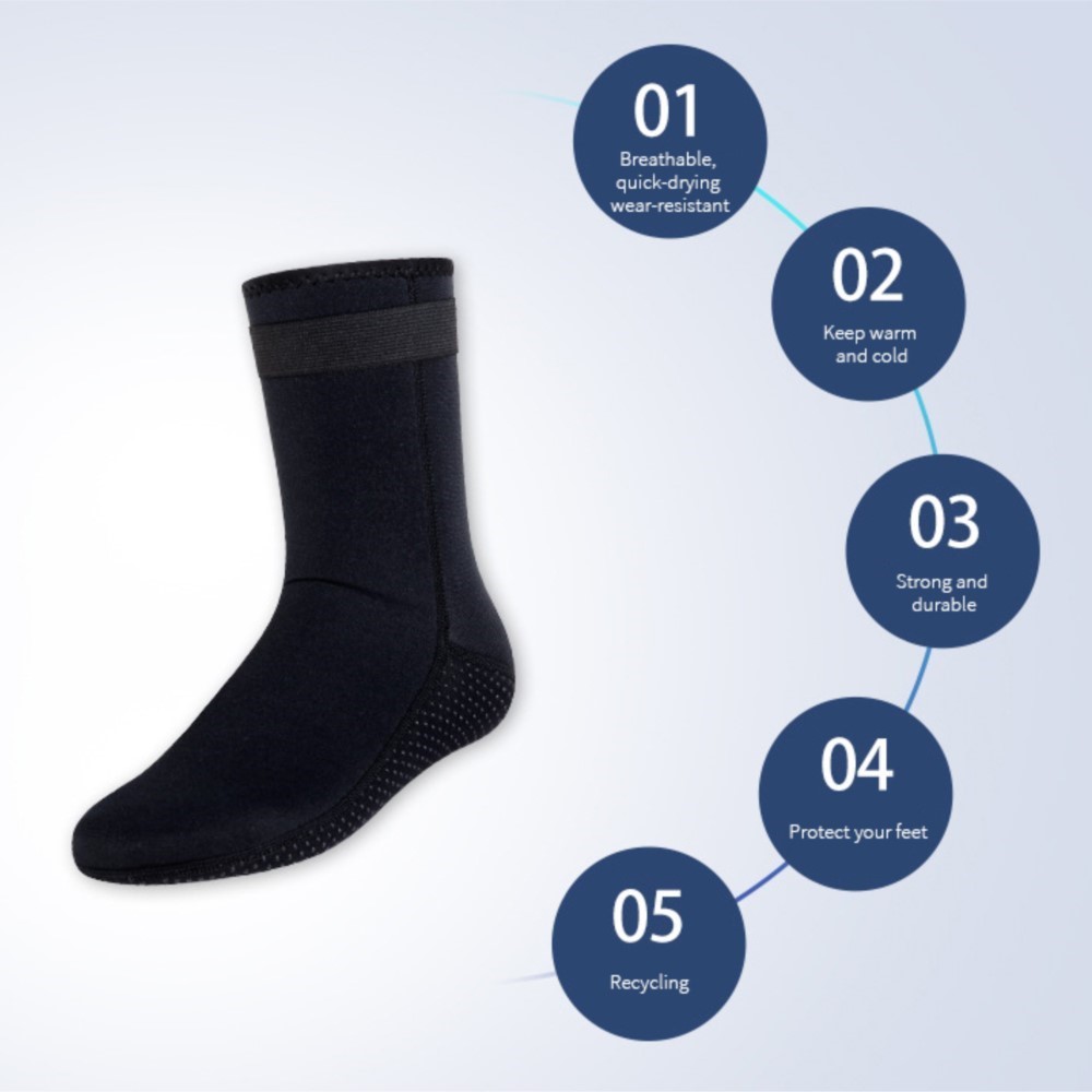 Neoprene Socks 3mm 5mm Wetsuit - Wetsuit 3Mm Neoprene ulasan dan harga