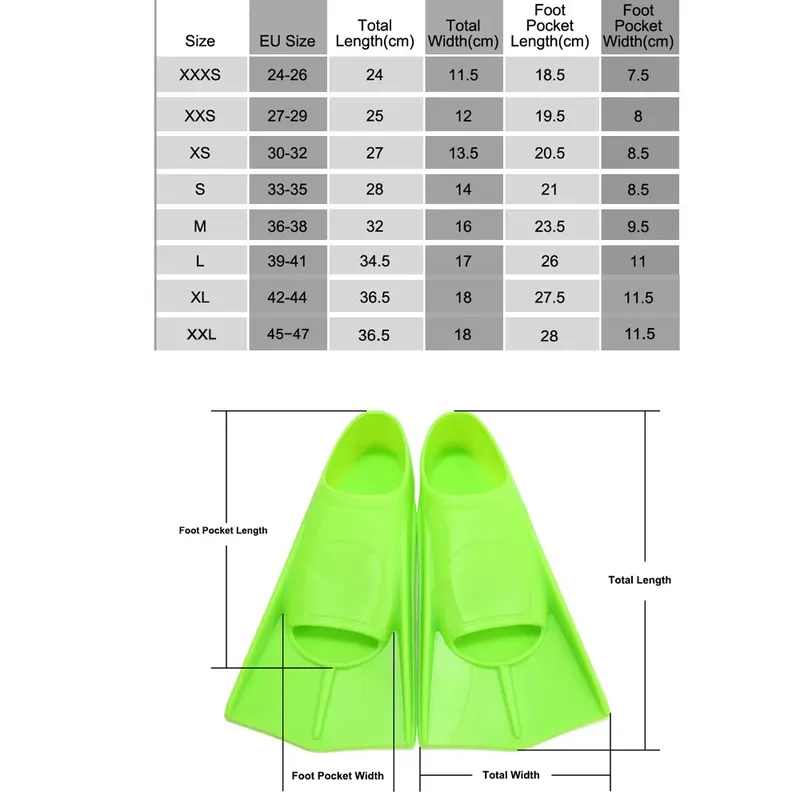 Professional Short Blade Silic - Fin Diving Blade ulasan dan harga