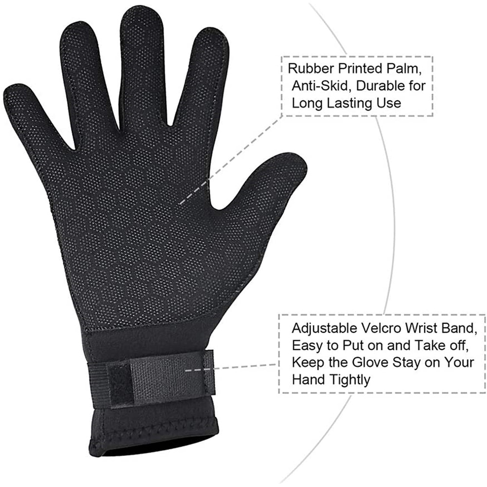 3mm 5mm Neoprene Diving Gloves - Wetsuit 3Mm Neoprene ulasan dan harga