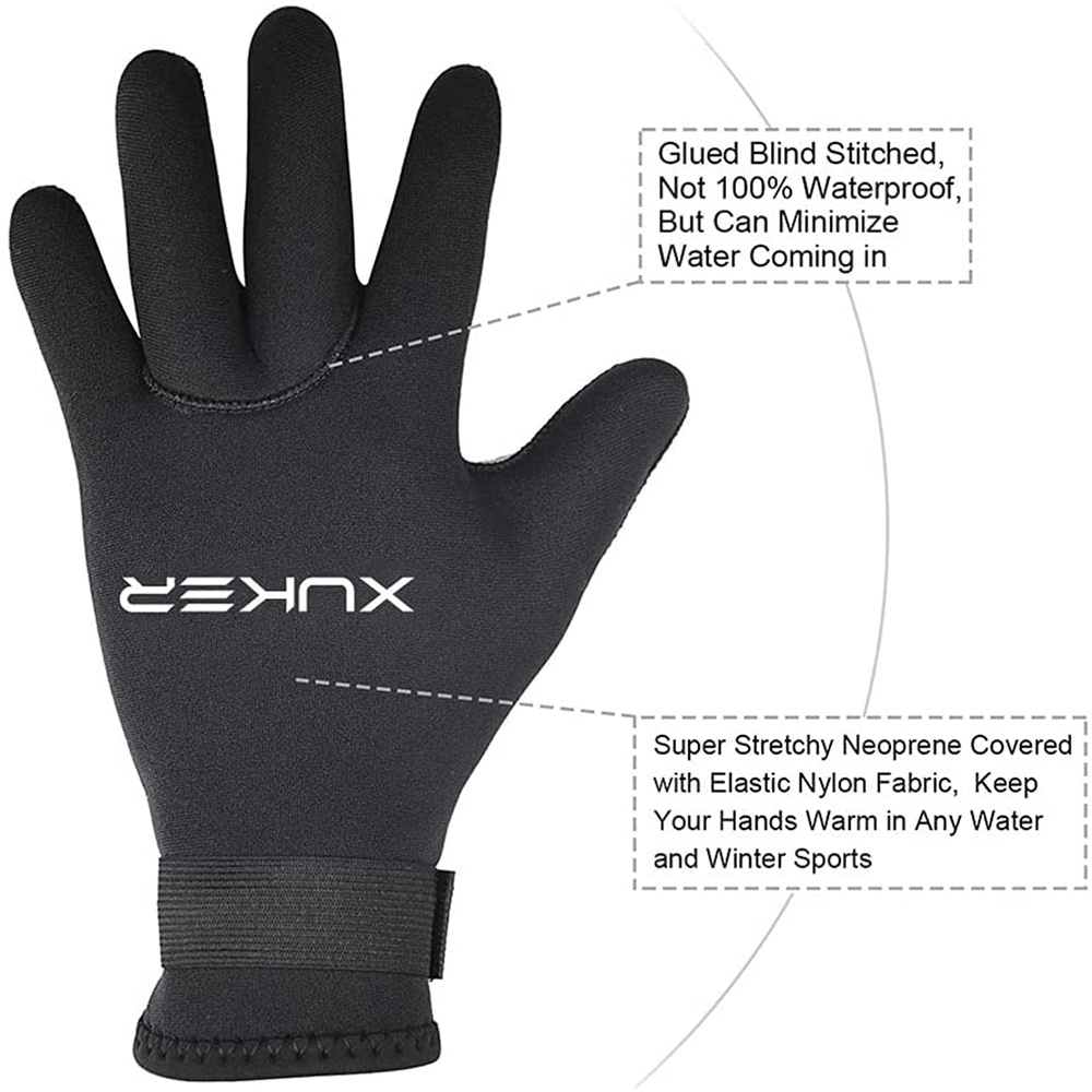 3mm 5mm Neoprene Diving Gloves - Wetsuit 3Mm Neoprene ulasan dan harga
