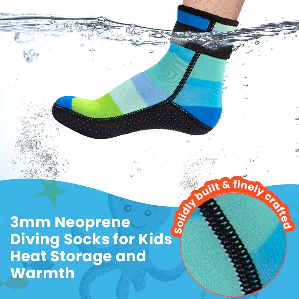 3mm Kids Diving Socks Non-slip - Wetsuit 3Mm Neoprene ulasan dan harga