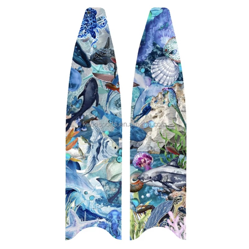 Carbon Fiber Spearfishing Free - Fin Diving Blade ulasan dan harga