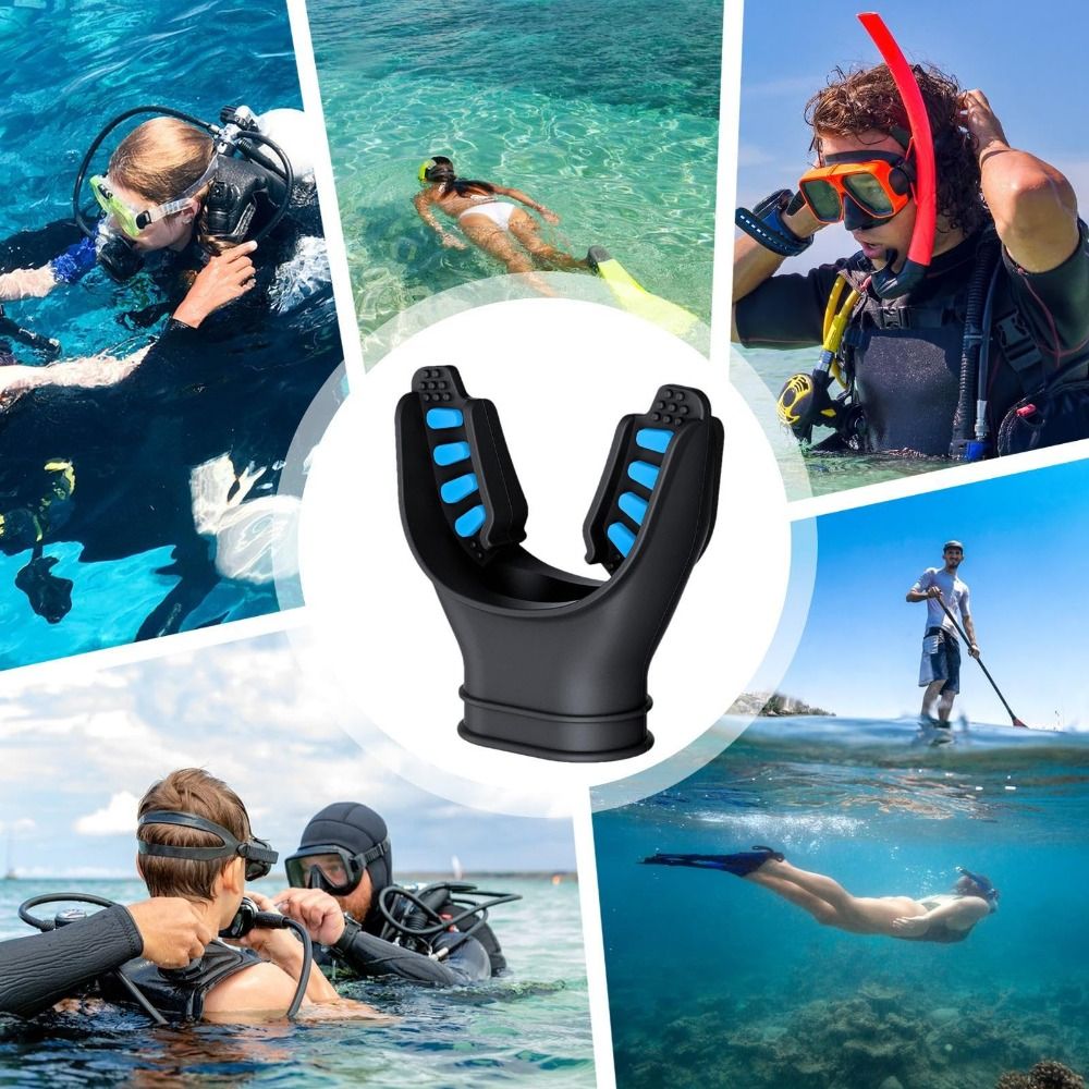 Silicone Scuba Diving Mouthpie - Snorkel Dry Top ulasan dan harga