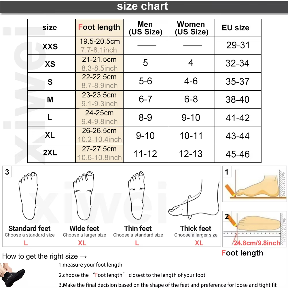 5mm Neoprene Socks 3mm Wetsuit - Wetsuit 3Mm Neoprene ulasan dan harga